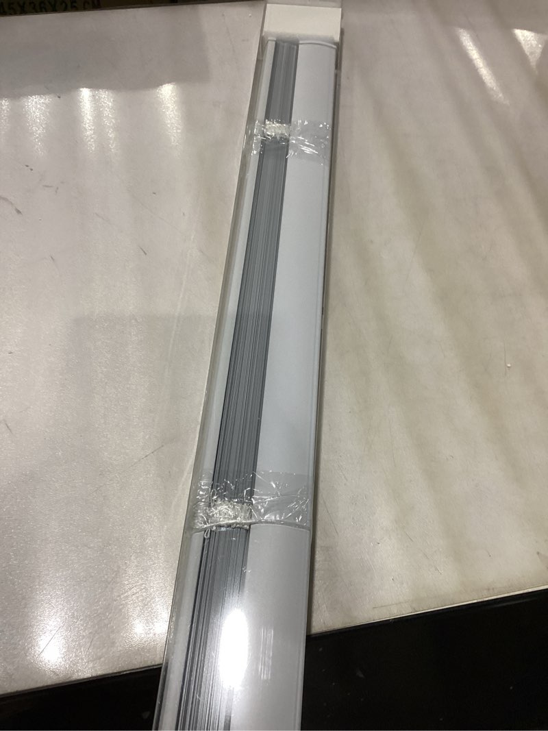Condition photo showing New/Like New for Aluminum Mini Blinds for Indoor Windows Cordless 1In No Holes 100% Privacy Protection L-Shaped Slats Room Darkening Horizontal Window Blinds for Office,Home, White, 28" W x 48" H White 28"W x 48"H