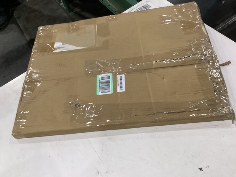 Condition photo showing As Is for clear plexiglass sheet 