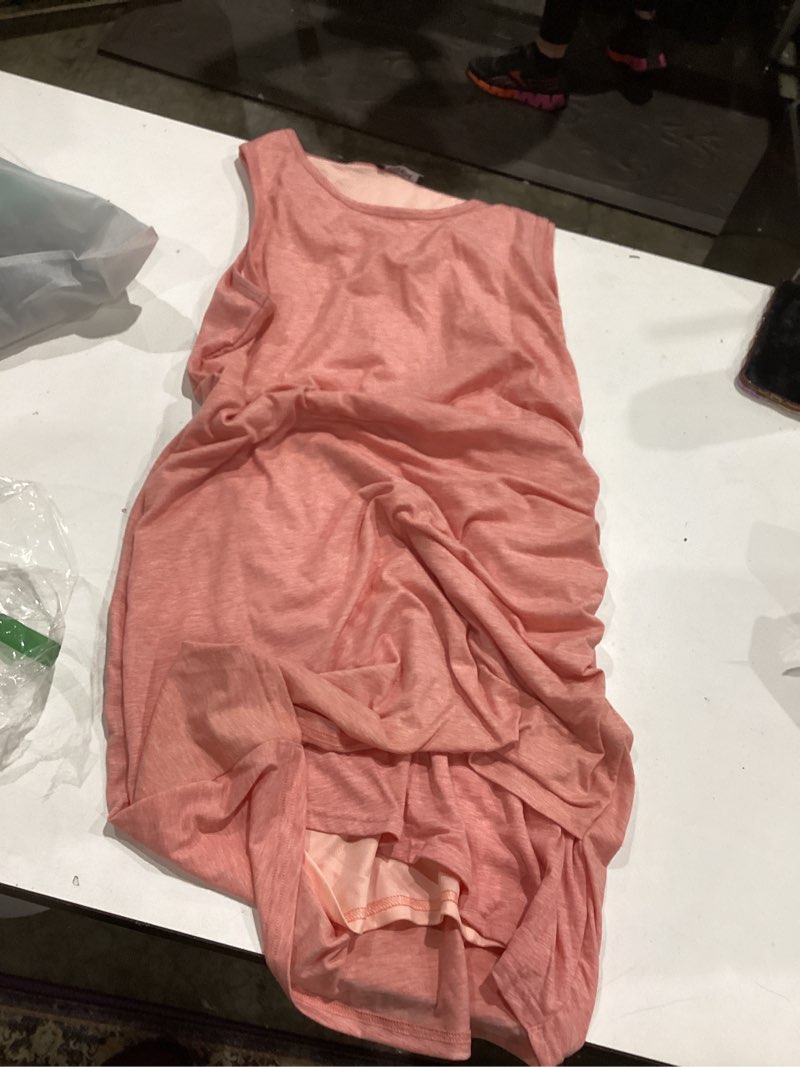 Condition photo showing Good Condition for btfbm women summer dresses 2026 sleeveless tank ruched bodycon sundresses for women party beach mini casual spring dress pink large