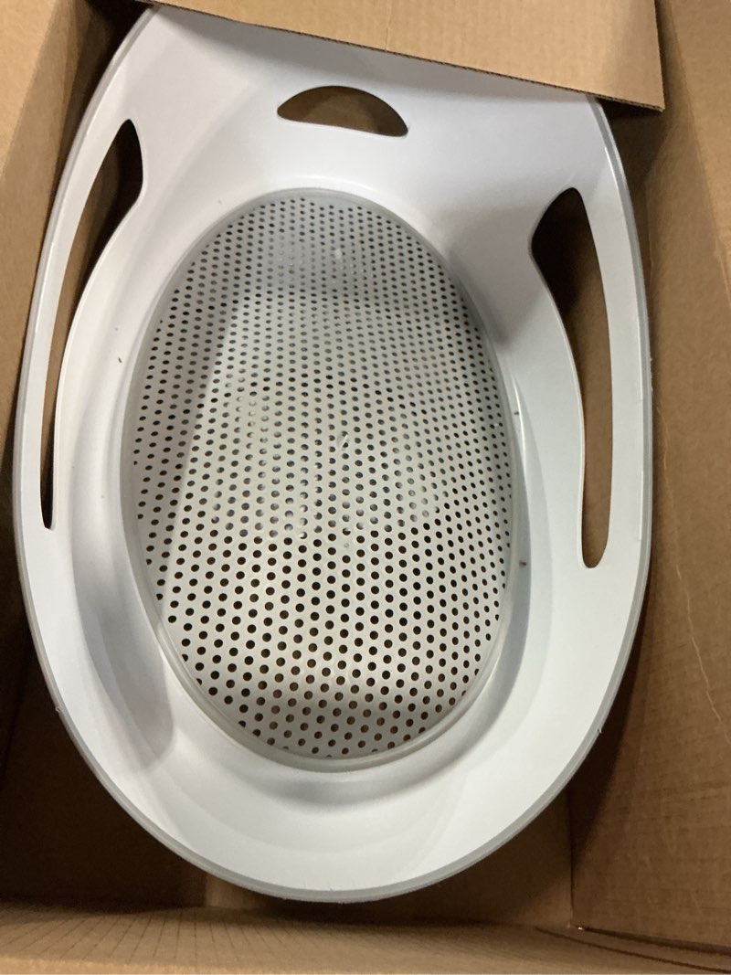 Condition photo showing As Is for angelcare baby bath support (gray) | ideal for babies less than 6 months old bath support grey