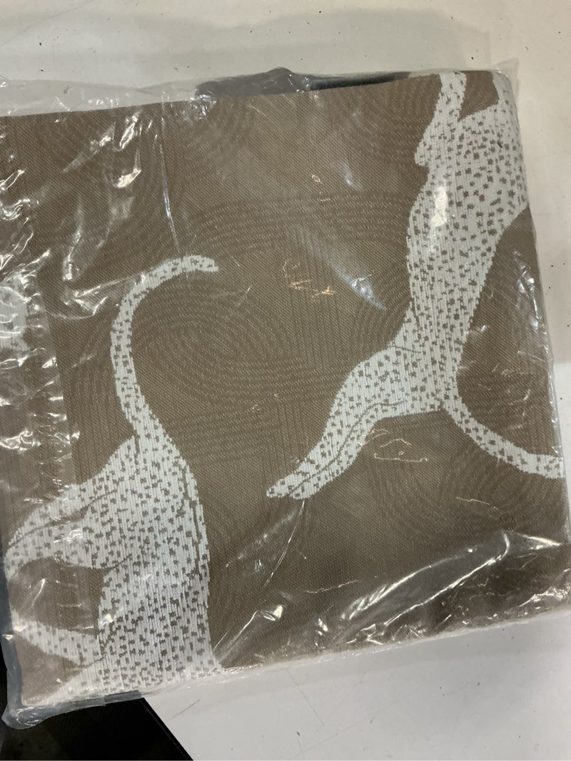 Condition photo showing New/Like New for croker horse 20x20'' inches throw pillow cushion cover - leopard pattern chenille jacquard luxury style couch sofa pillow for living room bedroom 20" x 20" (pack of 1)