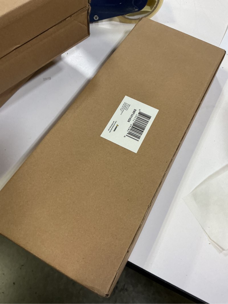 Condition photo showing New/Like New for 4X14 Floor Vent Covers Floor Register with Mesh Cover Trap, Heat and Air, Walkable Metal Floor Register for HVAC Duct, Basketweave, Satin Nickel 4x14 Inch Satin Nickel