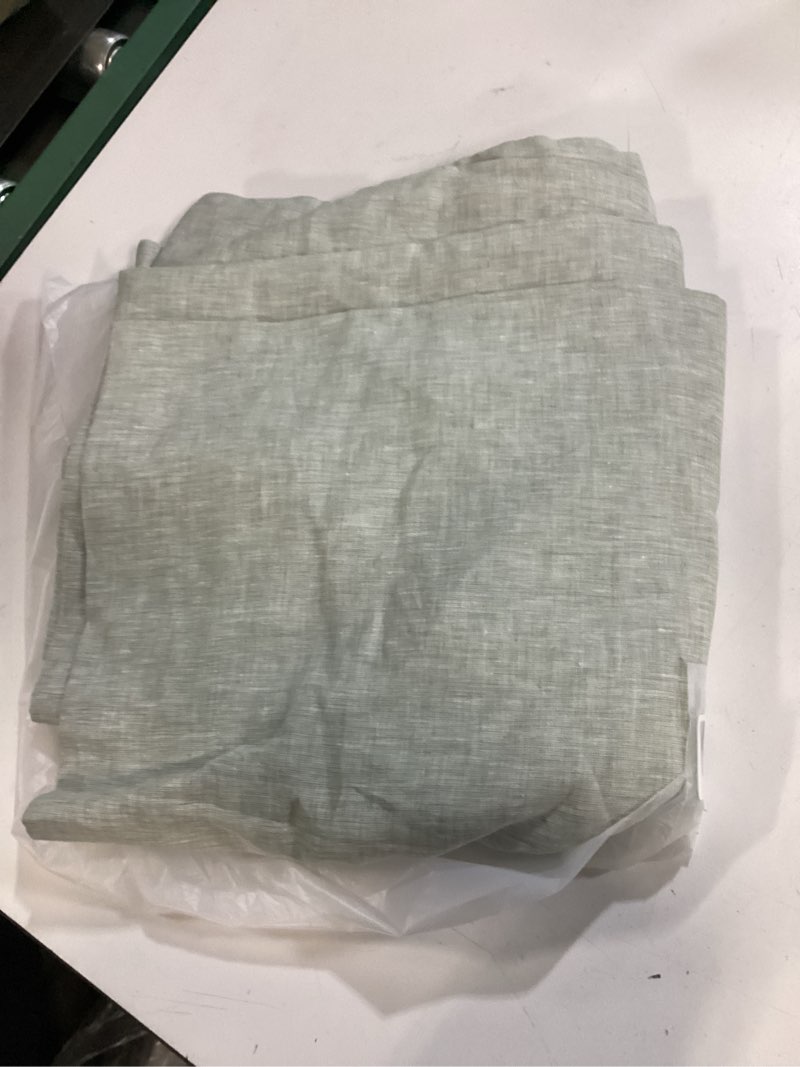 Condition photo showing Good Condition for ( 1 panel) quince) european linen true blackout curtain - single panel 48x96 color cloud