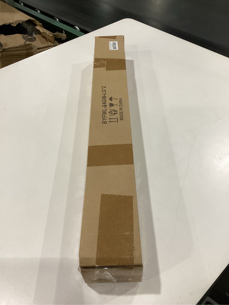 Condition photo showing New/Like New for LUCKUP 2 Packs Arch Window Shades Half Circle Round Blackout Pleated Blinds (Radius: 24") Dual Color Semicircular Cellular Curtains, Easy Cut and Install, Grey-White 24"*48"-2pack Grey/ White Blackout