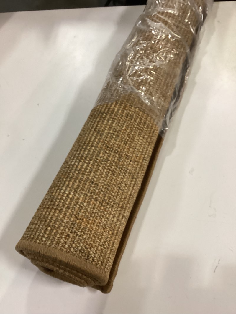 Color&Geometry Handwoven Jute Entry Rug - Natural Textured Front Door Mat 32"x48", Non-Slip Durable 