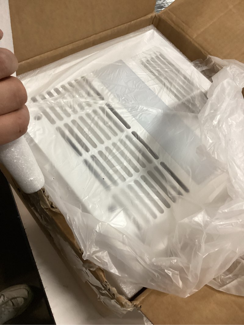 Condition photo showing Good Condition for VEVOR Bathroom Exhaust Fan with Light and Heater, 80-90-110 CFM 1500W Bathroom Vent, 1.5 Sones Low-Noise, Premium DC Motor Ceiling Fan for Laundry Room, Storage Room, Home Ventilation, White 80-90-110CFM-1500W Heated Model