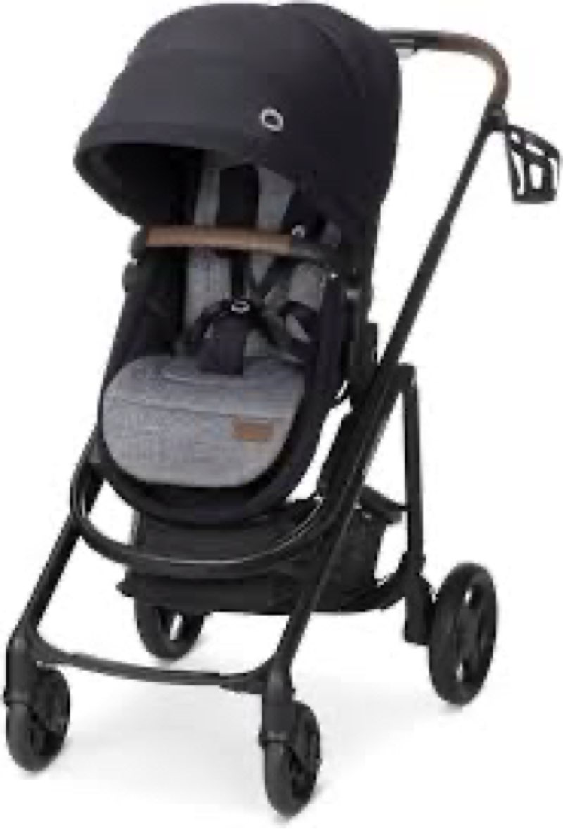 Maxi-Cosi Tayla Max Baby Strollers, Modular with Adjustable Seat, Converts to Lie-Flat Carriage, Par