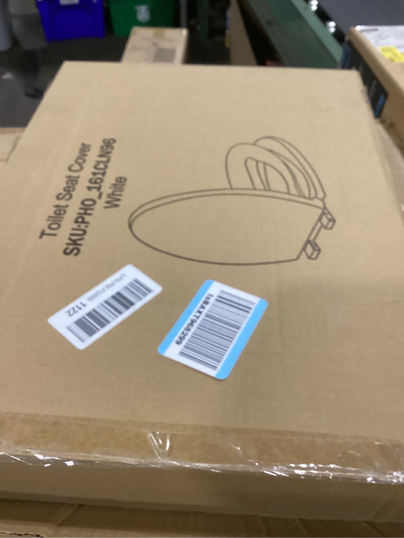 Condition photo showing As Is for toilet seat cover