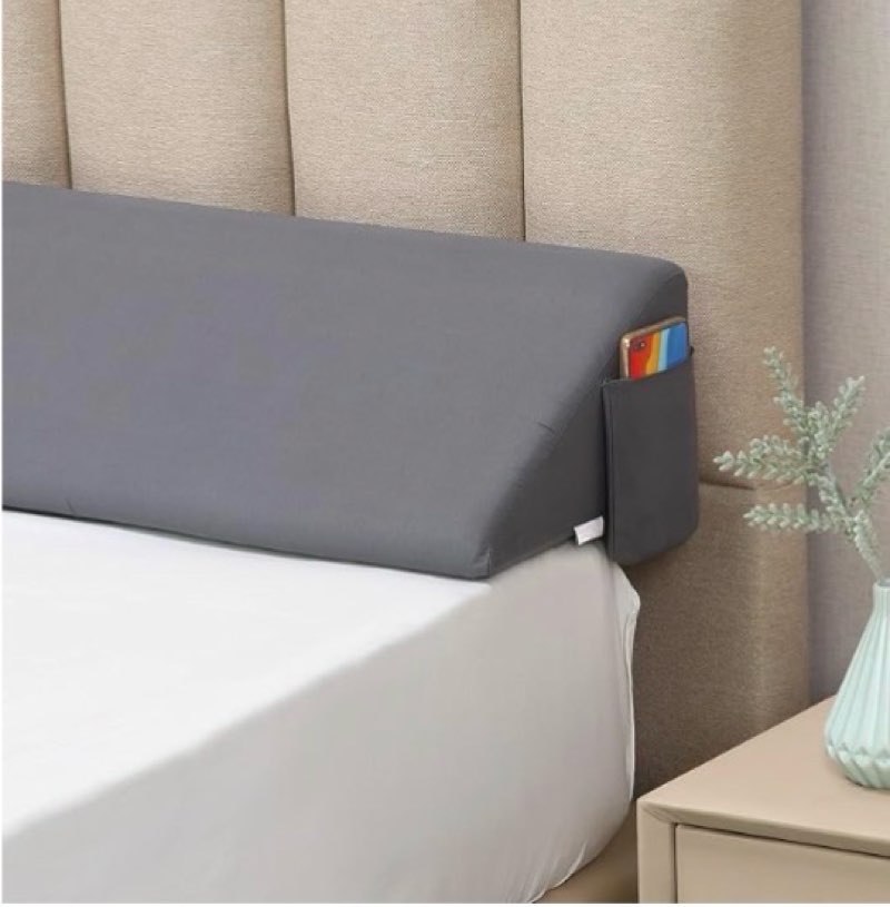 Vekkia King Size Bed Wedge Pillow for Headboard/Bed Wedge Gap Filler/Mattress Gap Filler/Wedge Pillo