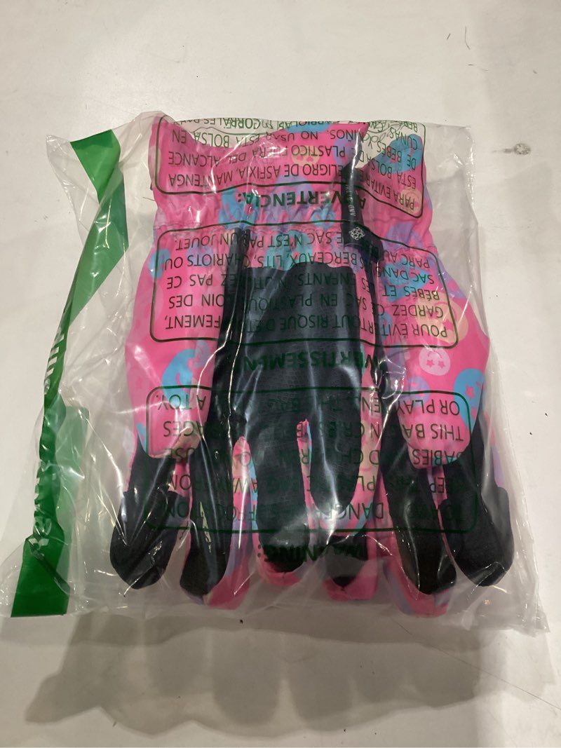 Condition photo showing Good Condition for Andy & Evan Kids' Zip Gloves, Waterproof Winter Snow Gloves, Side Zippers, Touchscreen, Ski Snowboar