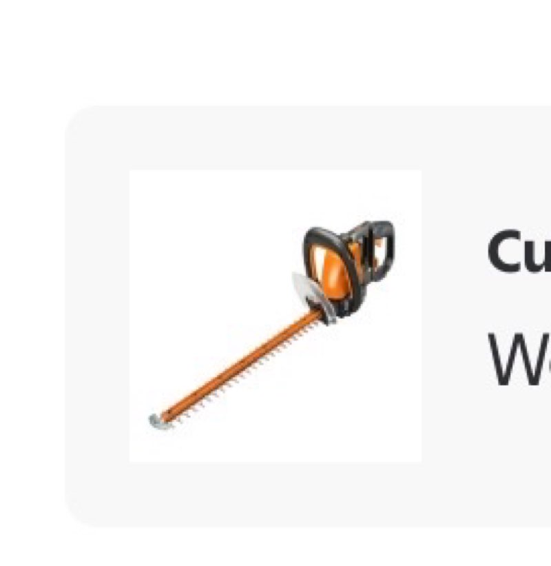 Worx WG284.9 40V Power Share 24" Cordless Hedge Trimmer (Tool Only