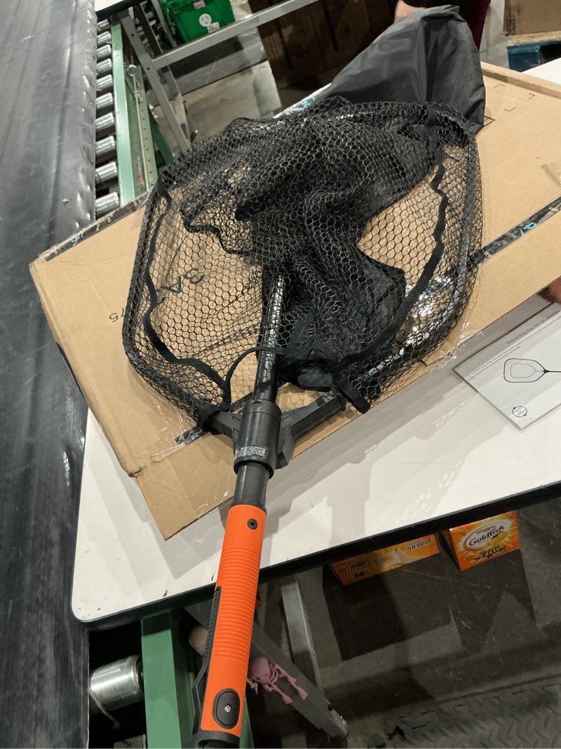 Condition photo showing Good Condition for similar to kastking brutus fishing net, foldable extendable fish landing net, lightweight & portable fishing net with soft eva foam handle, holds up to 44lbs/20kg, fish-friendly mesh for a safe release 75\" total length(extendable) pvc net