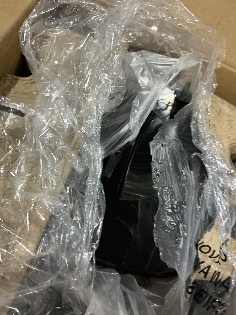 Condition photo showing As Is for black+decker 12-cup thermal coffeemaker, black/silver, cm2035b