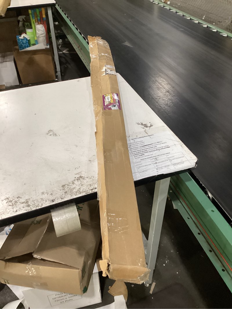 Condition photo showing As Is for 4.7 to 9.0 ft aluminum retractable ceiling curtain track - curtain track wall mount - telescopic curtain track ceiling mount - extendable curtain tracks - silent track curtains ceiling mount