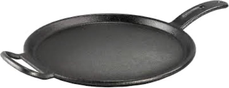 lodge bold 12 inch seasoned cast iron griddle, design-forward cookware