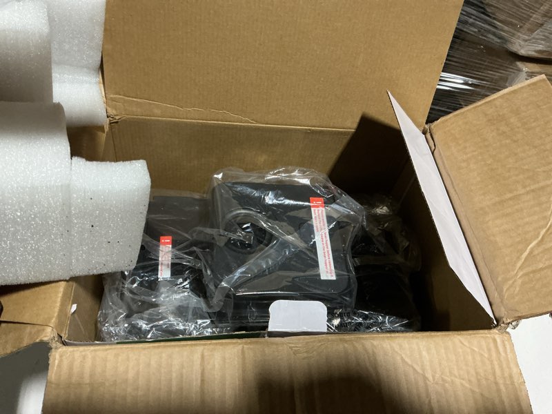 Condition photo showing As Is for coffee maker with grinder, 22oz drip coffee maker with 5 cup glass carafe and removable filter, programmable hot and cold bean to cup coffee machine with timer, auto shut off