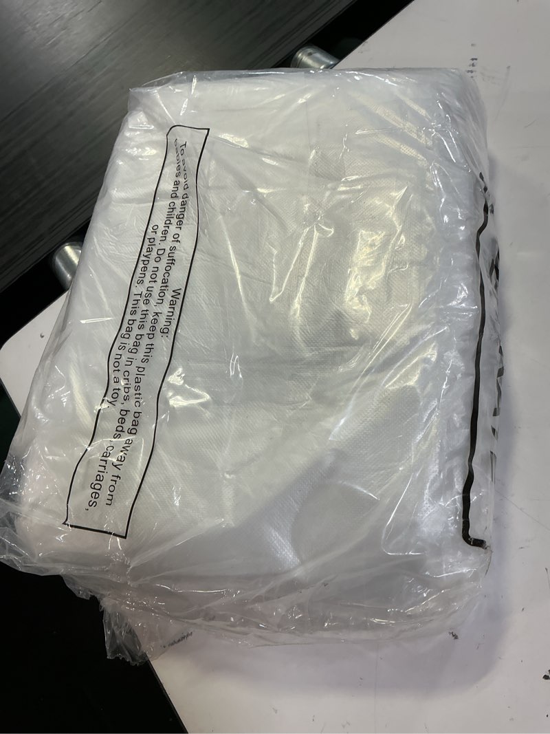Condition photo showing Good Condition for 50 pack 95-100 gallon trash bags clear extra large plastic recycling heavy duty garbage bags 59" x 71" 1.2 mil trash can liners for home kitchen office garage backyard contractor storage outdoor