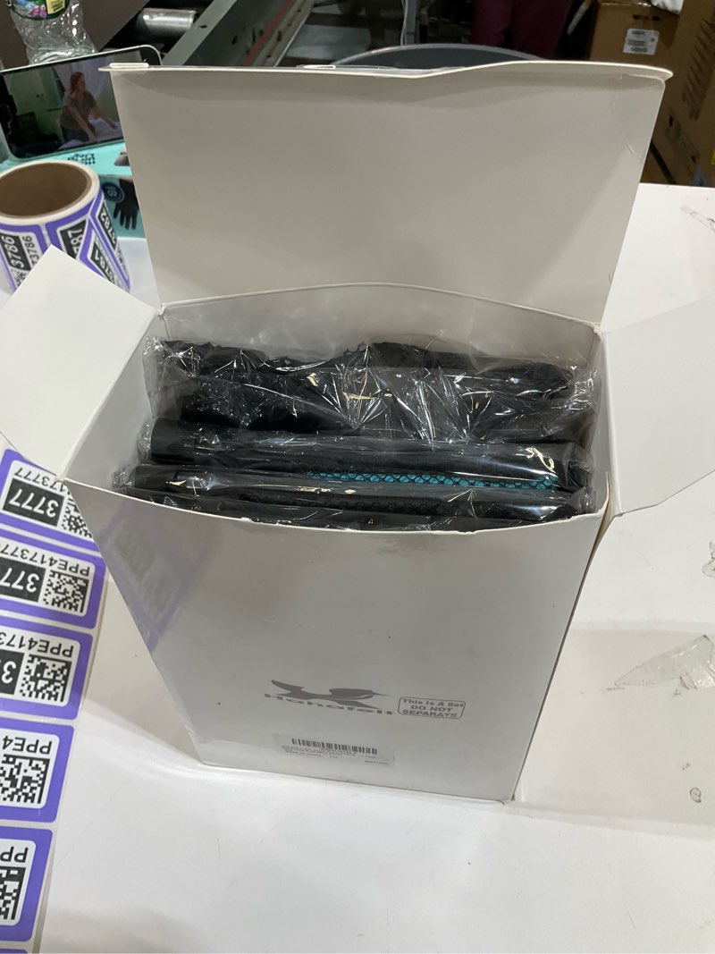 Condition photo showing New/Like New for hahafelt 4 pcs quick dry camping towel absorbent microfiber travel towel 47.24'' x 23.62'' travel wash cloth set for backpacking camping beach gym sports yoga swimming pool blue color