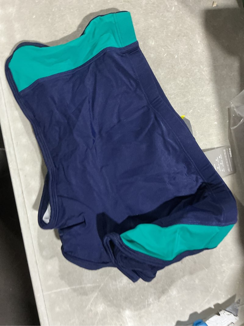 Condition photo showing Good Condition for zonbailon mens swim trunks swimwear bathing swimsuit square leg board short swimming m 1 pack: dark blue