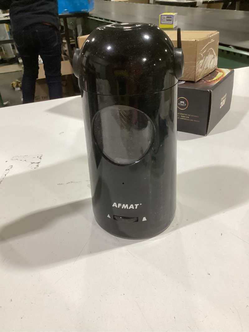 Condition photo showing As Is for AFMAT Electric Pencil Sharpener, Fully Automatic Pencil Sharpener for Classroom, 7-11.5mm Colored/Jumbo Pencils, Auto in & Out, Rechargeable Hands-Free Sharpener for Home Office PSX5, Pink