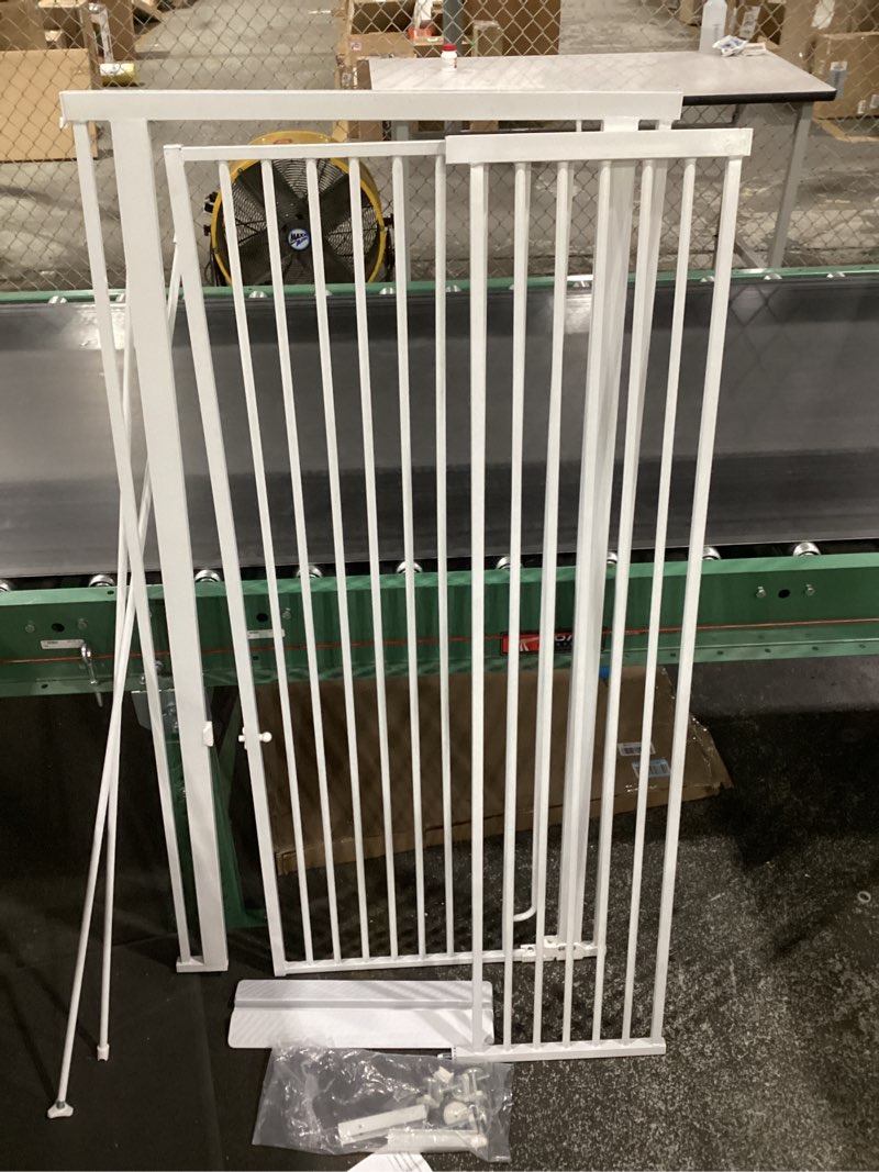 Condition photo showing Good Condition for 57" Extra Tall Cat Gate for Doorway,43.4"-48" Width, Extra Tall Baby Gate Tall Dog Gate Wide Baby Gate Safety,Narrow Auto-Close for Indoor Stairs, Doorways, and Kitchen