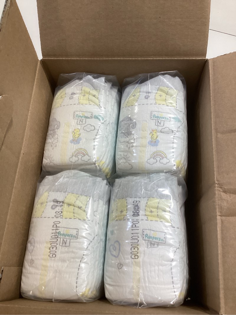 Condition photo showing Good Condition for pampers swaddlers diapers newborn - size 0, 84 count, ultra soft disposable baby diapers