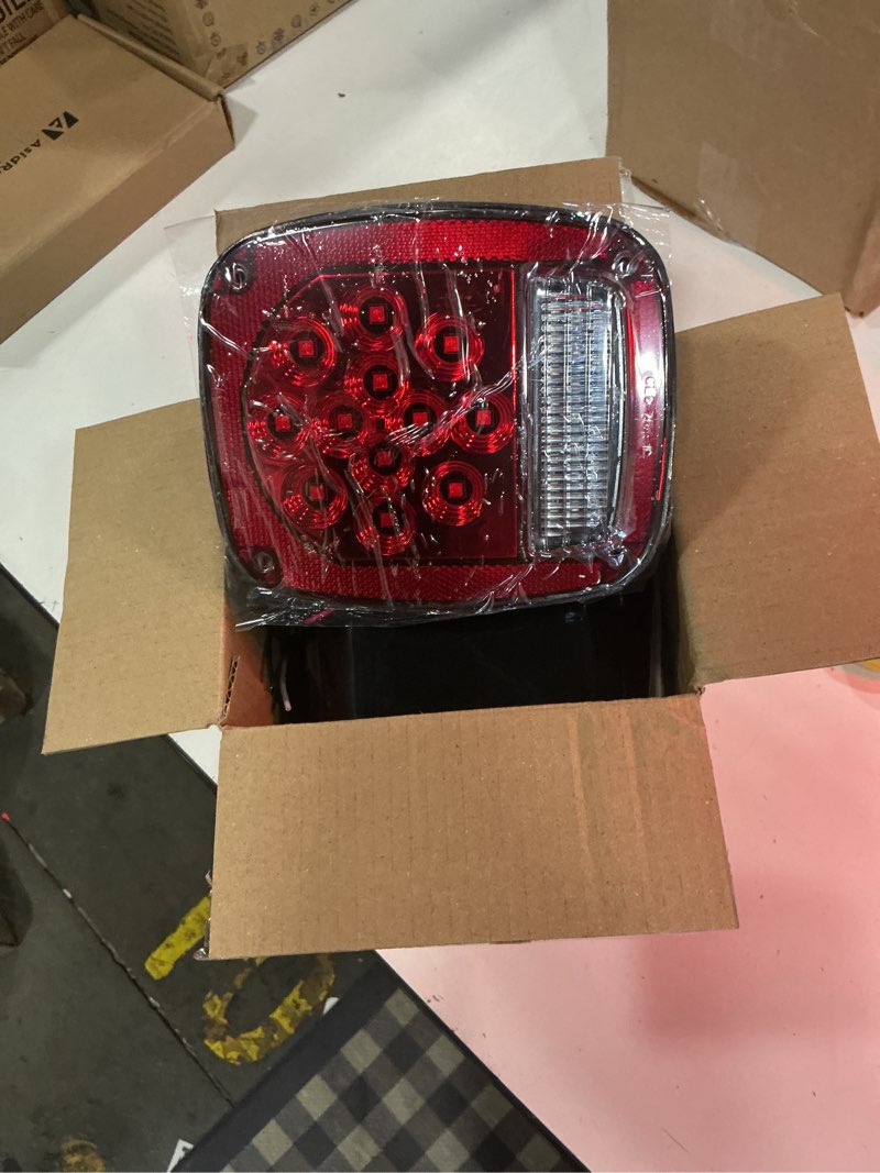 Condition photo showing Good Condition for trailer tail lights, stop brake turn