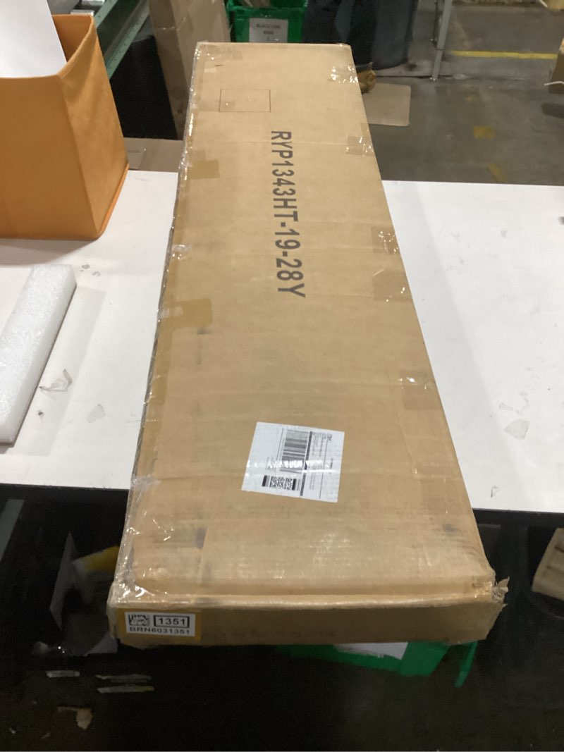 Condition photo showing Good Condition for APEXCHASER Ironing Board with Iron Rest, Compact and Space Saver Iron Board, Extra Thick Cover, Height Adjustable, Wall Mount & Closet Hanger 13x43 Yellow