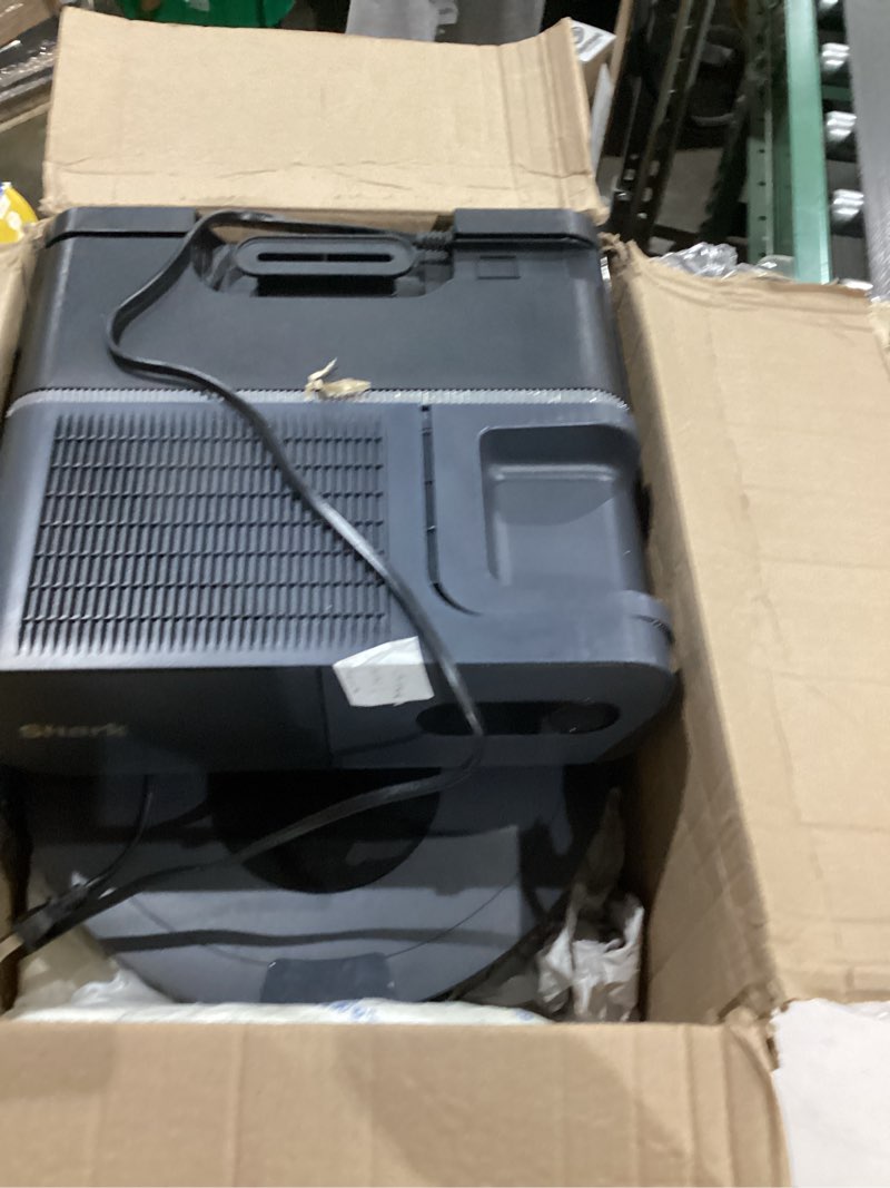 Condition photo showing As Is for Shark AV2501S AI Ultra Robot Vacuum, with Matrix Clean, Home Mapping, 30-Day Capacity HEPA Bagless Self Empty Base, Perfect for Pet Hair, Wifi, Dark Grey Matrix AI Ultra Dry Self Empty
