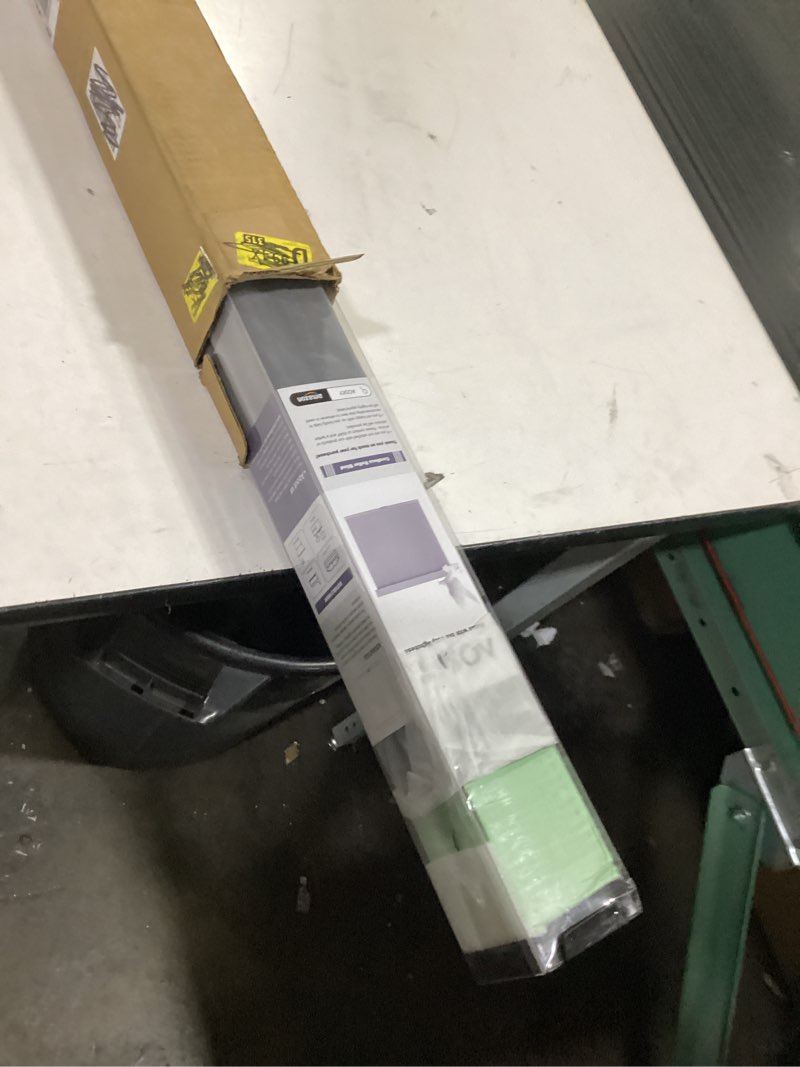 Condition photo showing New/Like New for aosky blackout roller shades cordless blinds for windows, free-stop shades with valance, thermal insulated fabric, uv protection, natural woven blinds for home and office (44" w x 72" h, black) black 44"w x 72"h