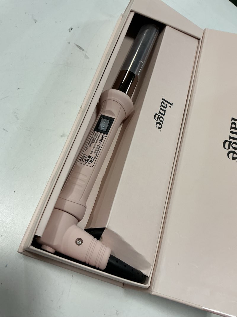 Condition photo showing New/Like New for l'ange hair ondulé 25mm titanium curling wand | professional hot tools curling iron 1 inch | salon hair styling wands for beach waves | best hair curler wand for frizz-free, lasting curls