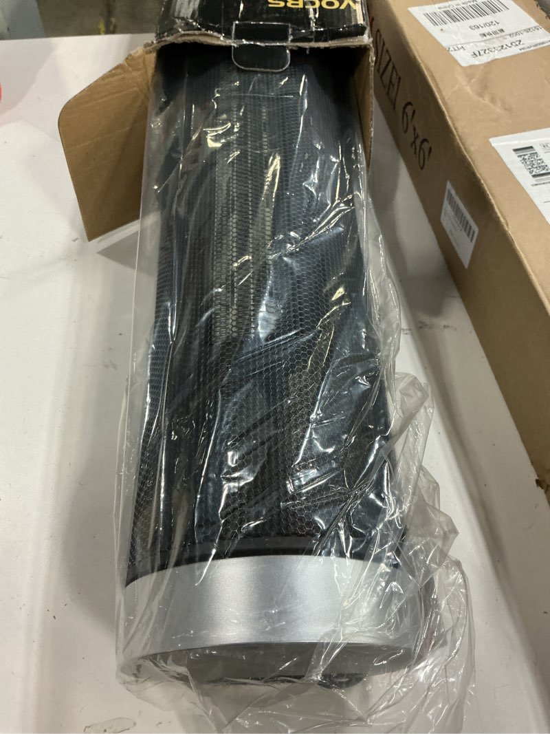 Condition photo showing New/Like New for space heater for indoor use with remote - 70° oscillating tower electric heater, 24 inchs, 12h timer, 1500w quiet ptc ceramic heating with thermostat, fast safety heat for office, home, bedroom