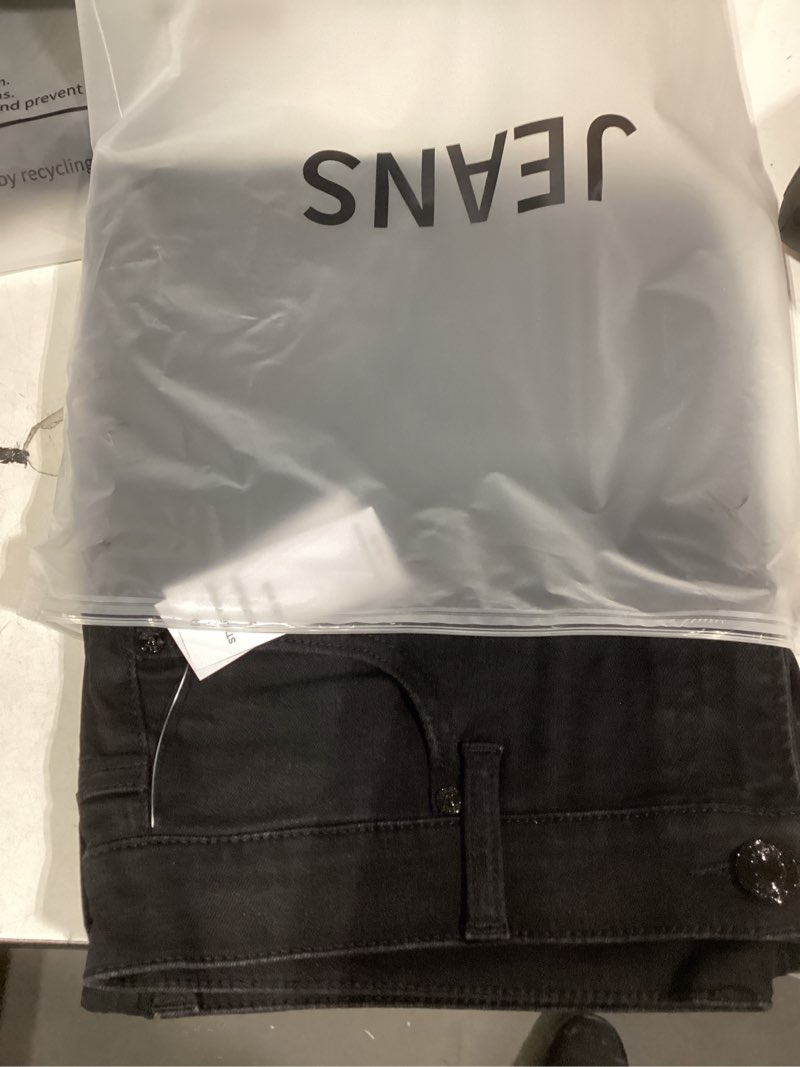 Condition photo showing Good Condition for OFLUCK Straight Leg Mom Jeans for Women High Waisted Trendy Ankle Jeans Boyfriend Denim Tapered Leg Pants 16 Black