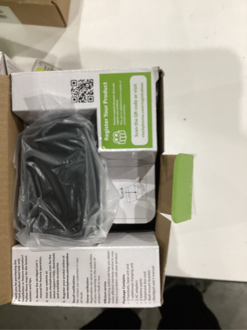 Condition photo showing New/Like New for VTech CS6719-2 2-Handset Cordless Phone with Caller ID/Call Waiting, Handset Intercom & Backlit Display/Keypad, Silver Cordless Phone with Caller ID 2 Handsets Silver 2 Handsets