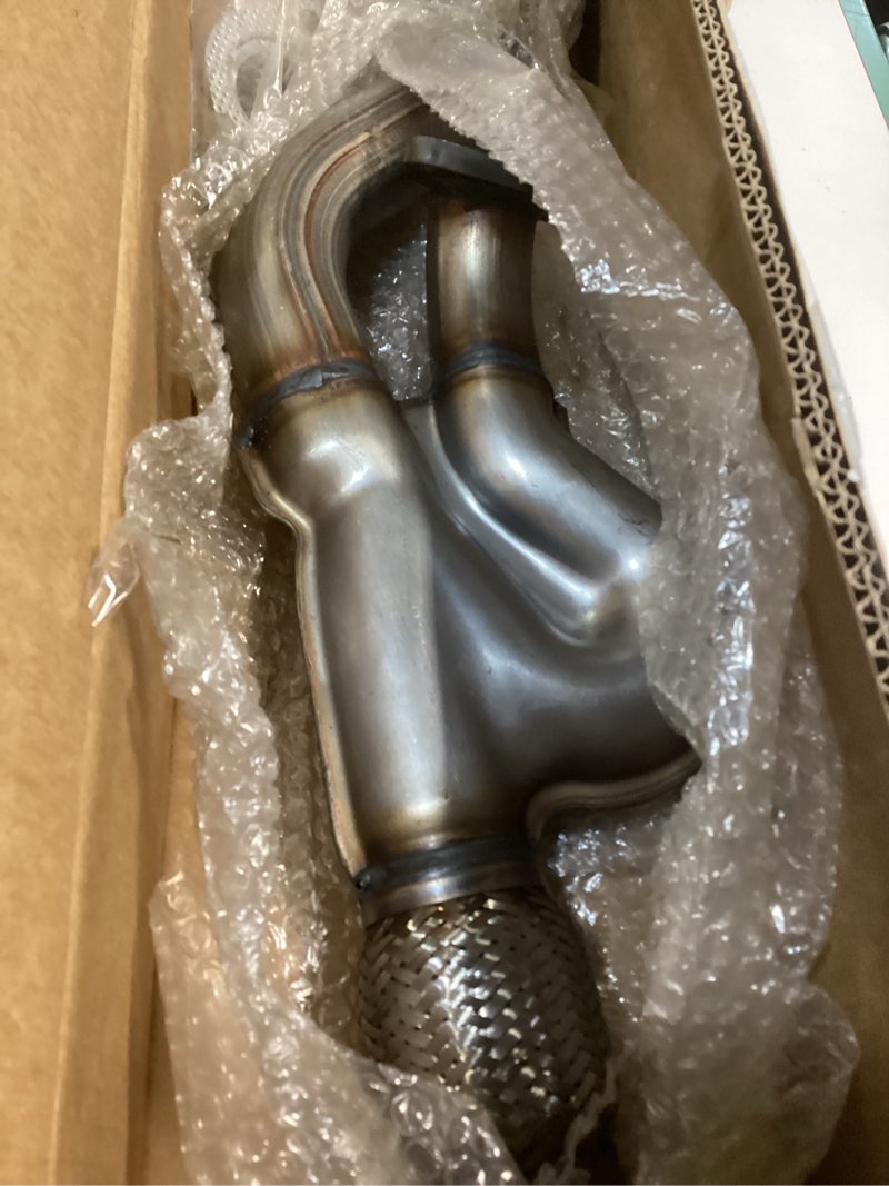 Condition photo showing As Is for geluoxi front flex y pipe replacement for hyundai tucson kia sportage 2.7l v6 2005-2008 236474