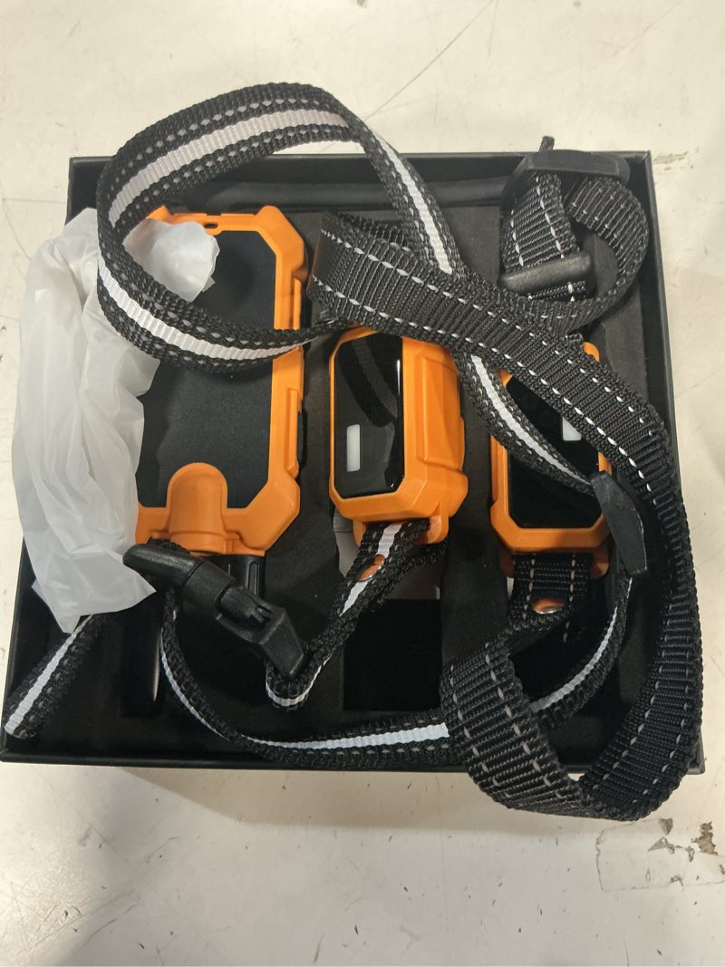 Condition photo showing Good Condition for blackdog military dog shock collar 2 dogs (5-150lbs) - 4200ft dog training collar with remote, 4 training modes, flashlight&strobe, 90-day battery, ip67 waterproof dog e collar for all breeds (orange)