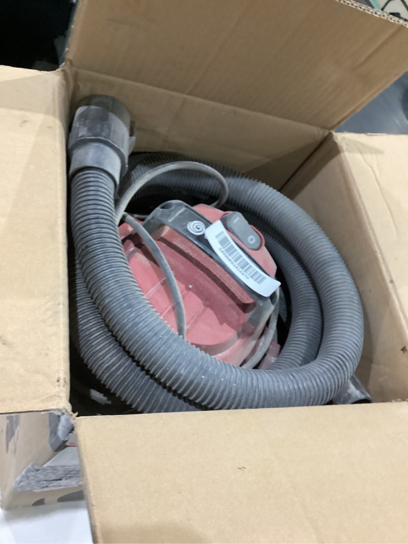 Condition photo showing As Is for vacmaster 5-gallon* 4 peak hp stainless steel wet/dry vacuum – voc508s 1101 5 gal