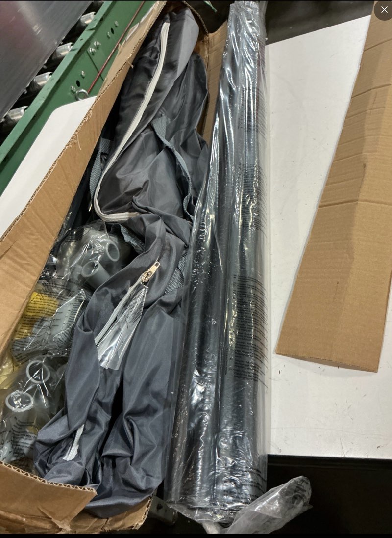 Condition photo showing Good Condition for jixrolyn small playpen for babies and toddlers, 36"x36", soft breathable mesh, anti-slip base, mini baby play yard with pull-up ring regular 36"×36" dark grey