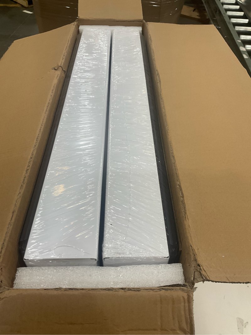 Condition photo showing Good Condition for 2 Pack Pull Out Cabinet Organizers 21" Deep With Raising Pad for Framed Cabinets, Expandable Width (15.2"-26.3") Slide Out Drawers Upgrade 3 Slide Rails, Roll Out Shelves Adhesive, White White 15.2"-26.3"Wide x 21"Deep(2 Pack)