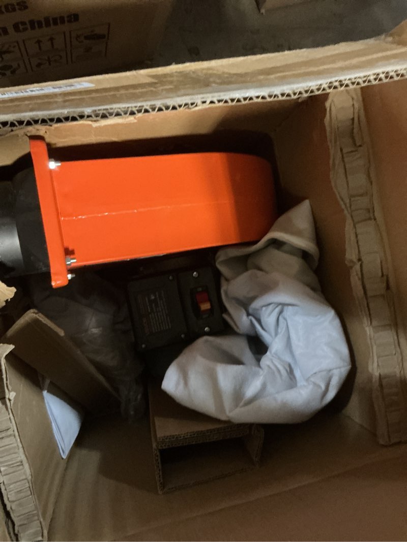 Condition photo showing Good Condition for vevor dust collector, wall mount dust collector 1 hp, 560 cfm woodworking dusts collectors with 2.5 micron collectors bag, dusts collection system for woodworking/workshop, industrial factories 560cfm