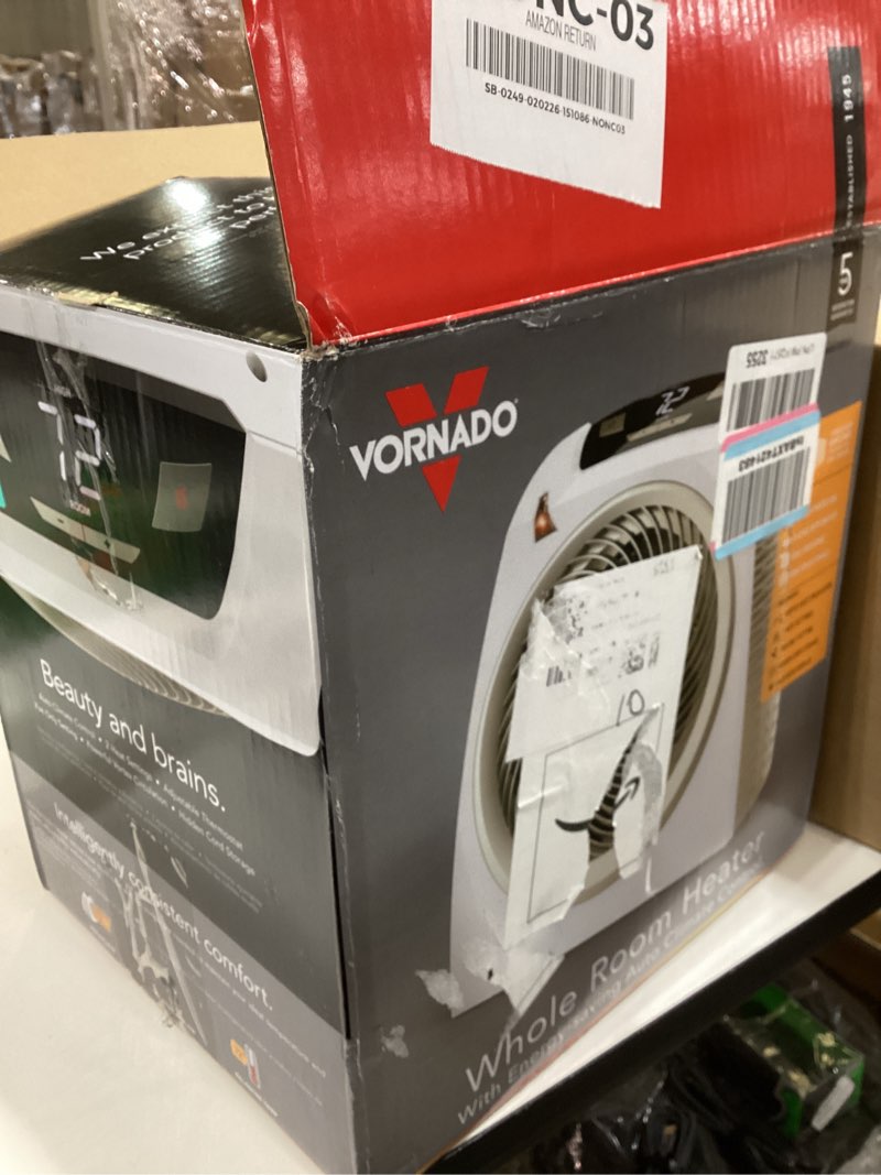 Condition photo showing Good Condition for Vornado AVH10 (2025) Space Heater for Home, Fan Only Option, Digital Display with Adjustable Thermostat, Advanced Safety Features, Auto Climate Control, Whole Room Electric Heater for Indoors, White AVH10 (2025 Model)