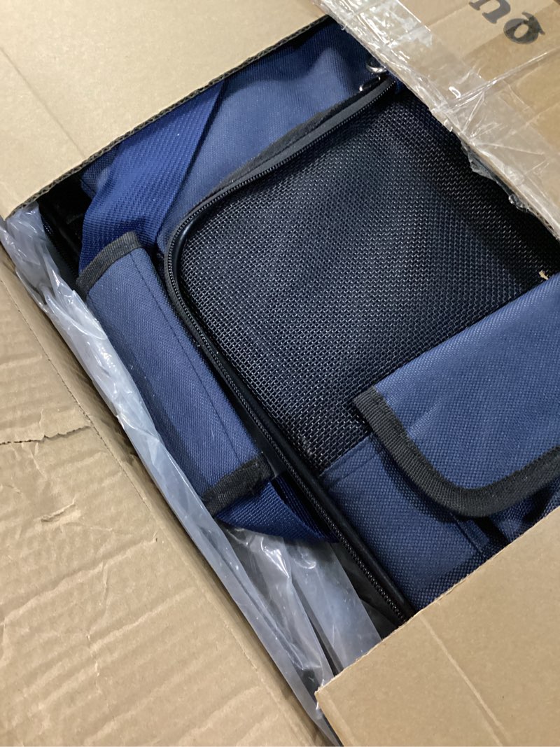 Condition photo showing Good Condition for 3-sided expandable pet cat carrier with wheels & hammock, 24-inch soft-sided portable rolling pet carrier for large cats, medium & small dogs, detachable for travel, camping, outdoor walks