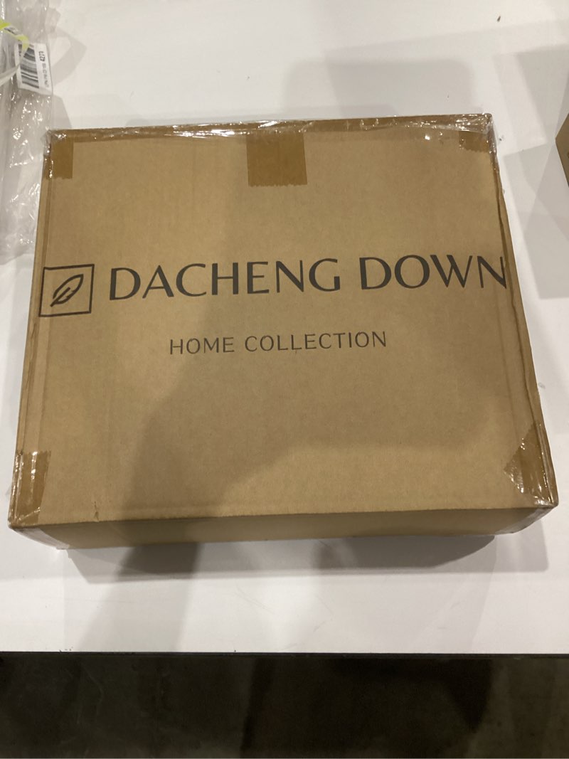 Condition photo showing As Is for Luxury Soft Goose Feather Down Pillows Queen Size Set Of 2, High Support Feather Pillows with 750 Fi