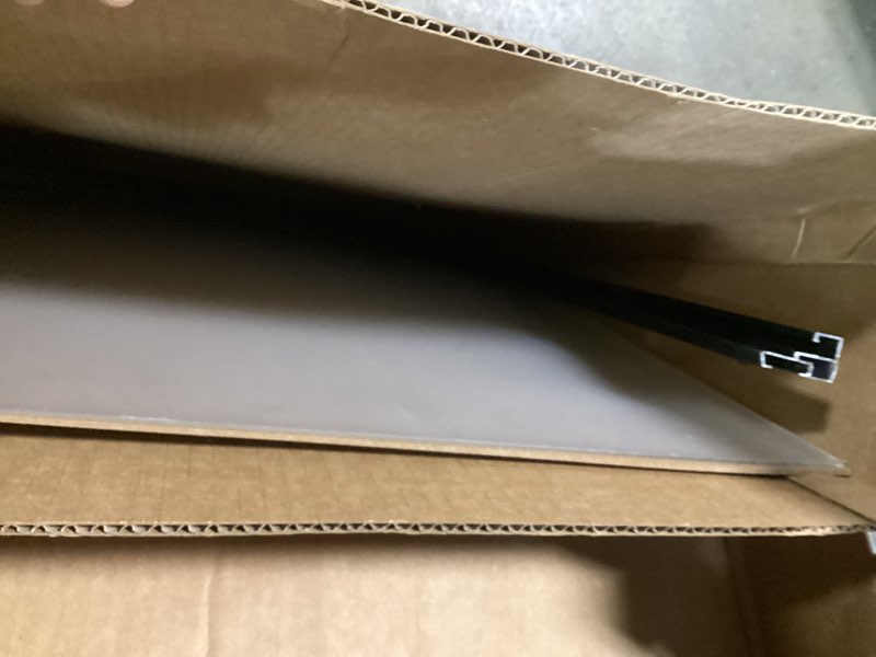 Condition photo showing As Is for Extra Large 60x60 Poster Snap Frame with Aluminum Snap Open Frame, \"SwingSnap\" 1 5/8\" Wide Profile