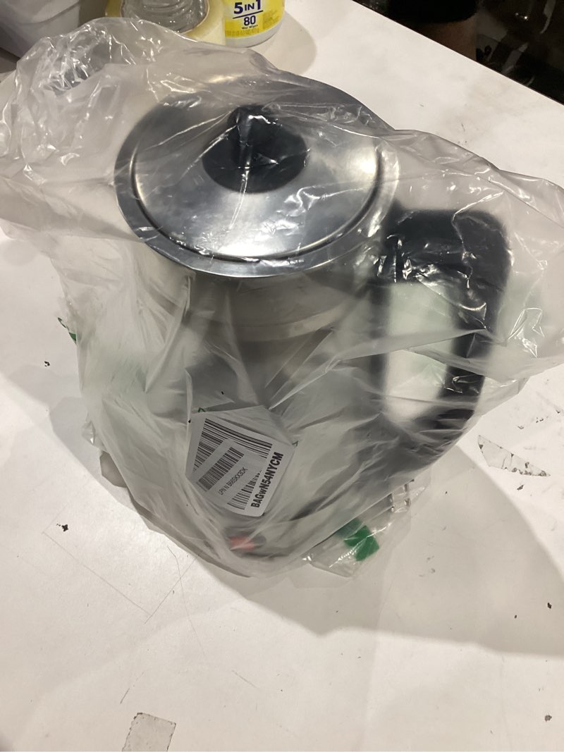 Condition photo showing As Is for Percolator Coffee Pot Electric Coffee Maker, Brews 2–10 Cups, Auto Keep Warm, Stainless Steel Basket, Borosilicate Glass, Easy-Pour Spout, Cool-Touch Handle