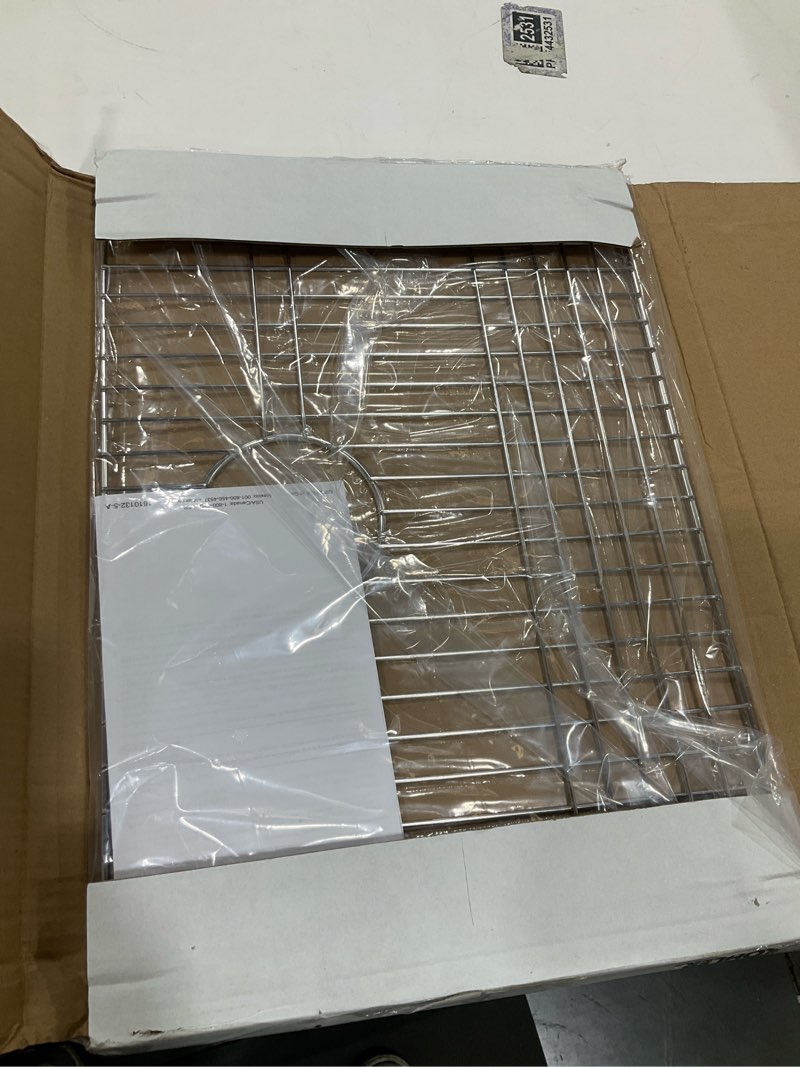 kohler k-3192-st sink rack for ballad utility sink and select undertone and iron/tones kitchen sinks, stainless steel