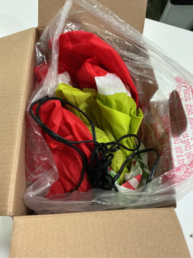 Condition photo showing Good Condition for Grinch 4-ft Lighted Dr. Seuss The Grinch Merry Christmas Inflatable