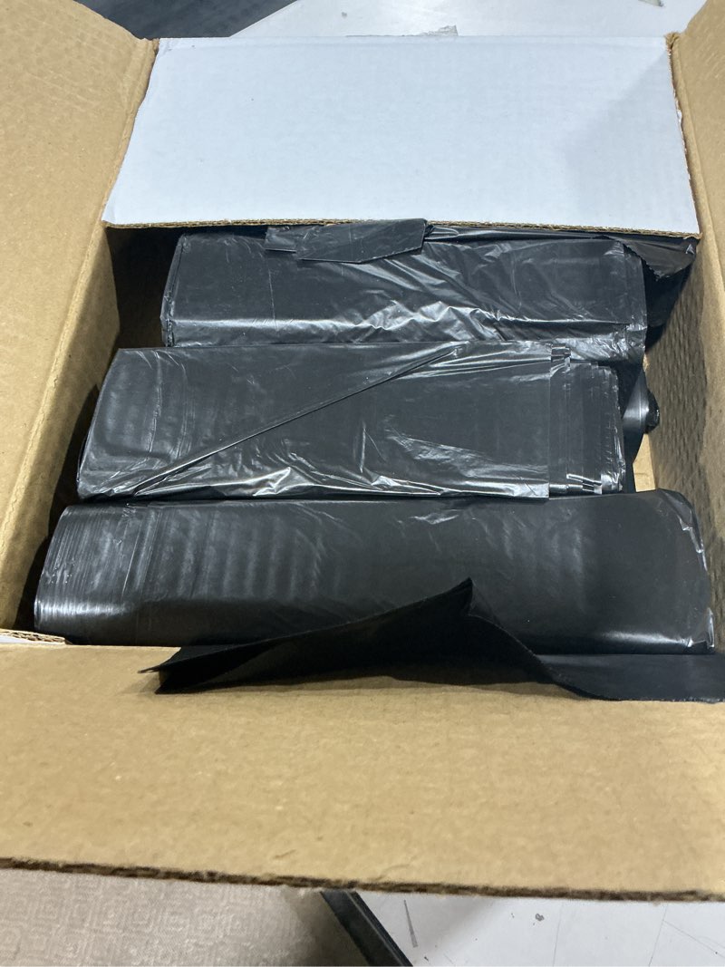 Condition photo showing As Is for Veska 30-33 Gallon Trash Bags Heavy Duty | 250 Bags Mega-ValuePack | Black Large Trash Bags 30 Gallon - 32 Gallon - 33 Gallon.
