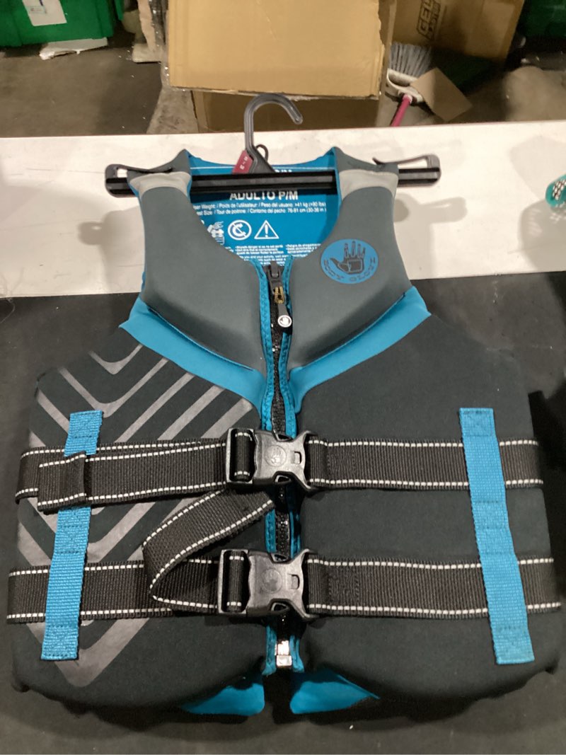 Condition photo showing Good Condition for body glove adult neoprene pfd life jacket and vest, dual size s/m, blue