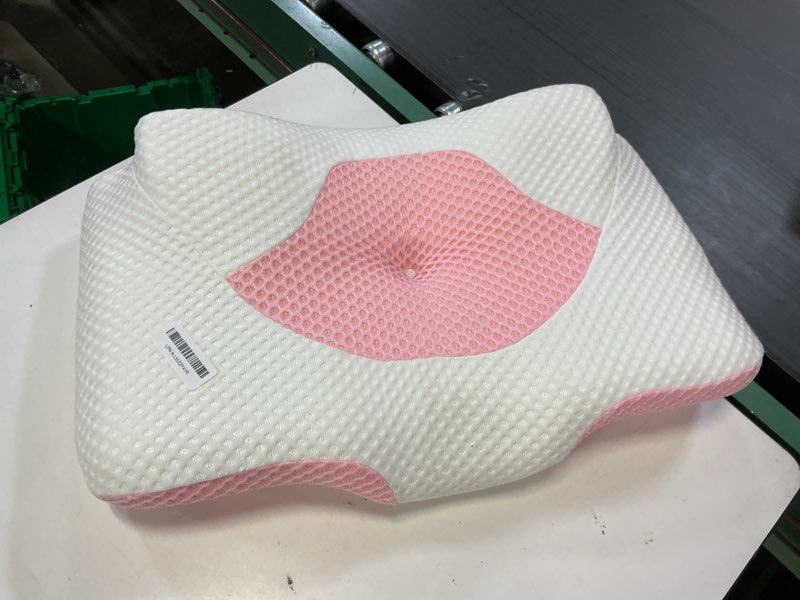 Condition photo showing Good Condition for Osteo Cervical Pillow for Neck Pain Relief, Hollow Design Odorless Memory Foam Pillows with Cooling Case, Adjustable Orthopedic Bed Pillow for Sleeping, Support for Side Back Sleepers
